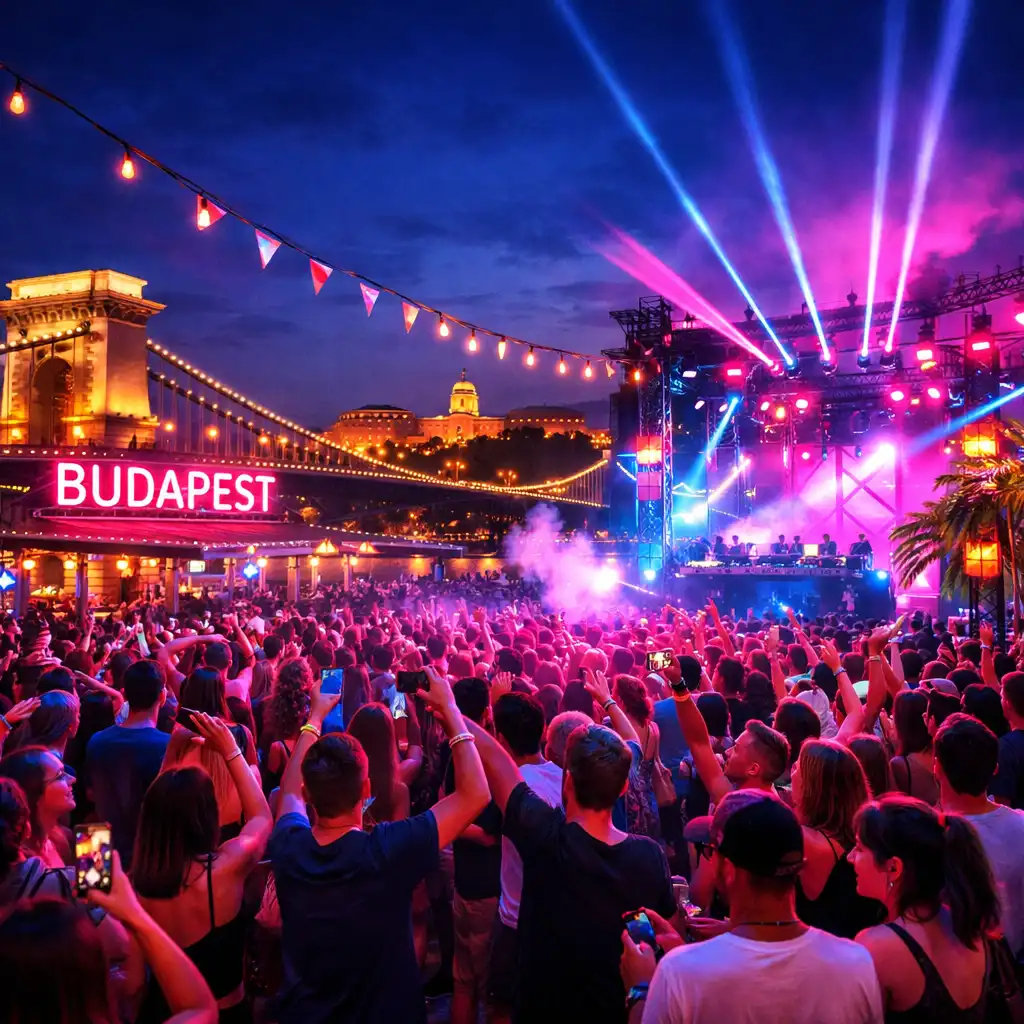 Energikus budapesti éjszakai rendezvény az URBAN PARTY SPACE világából